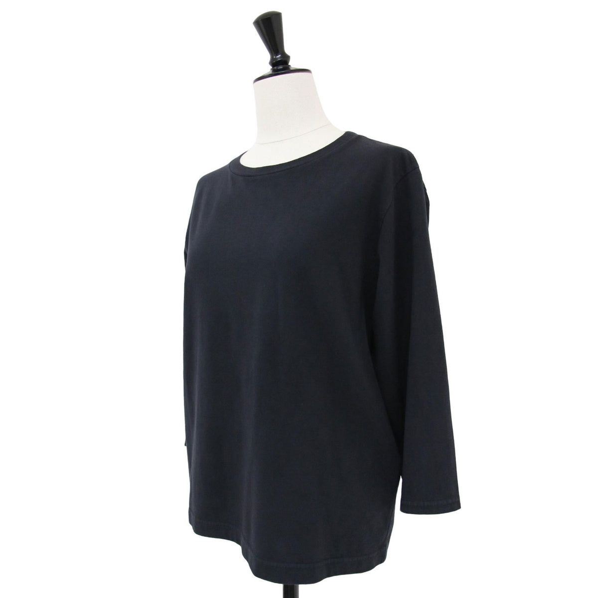 × IENA 別注 23秋冬 78 バックプリント Tシャツ / カットソー 七分袖 クルーネック コットン