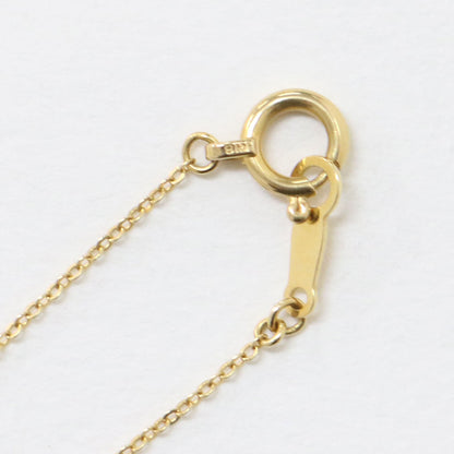 ストーンレメディ イニシャル ネックレス / チェーン M K18 YG 0.03ct ダイヤモンド