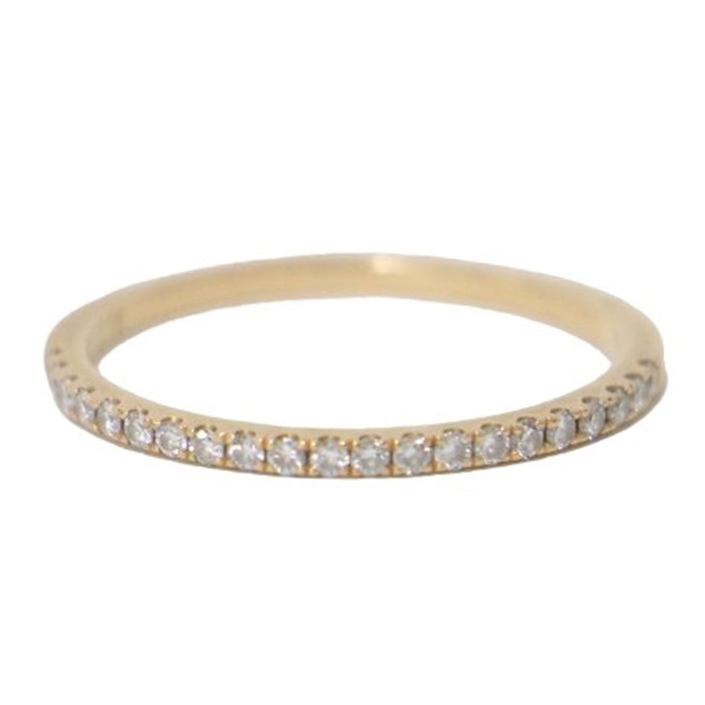 ティナ リング / tina 指輪 ハーフエタニティ K18 PG 0.13ct ダイヤモンド