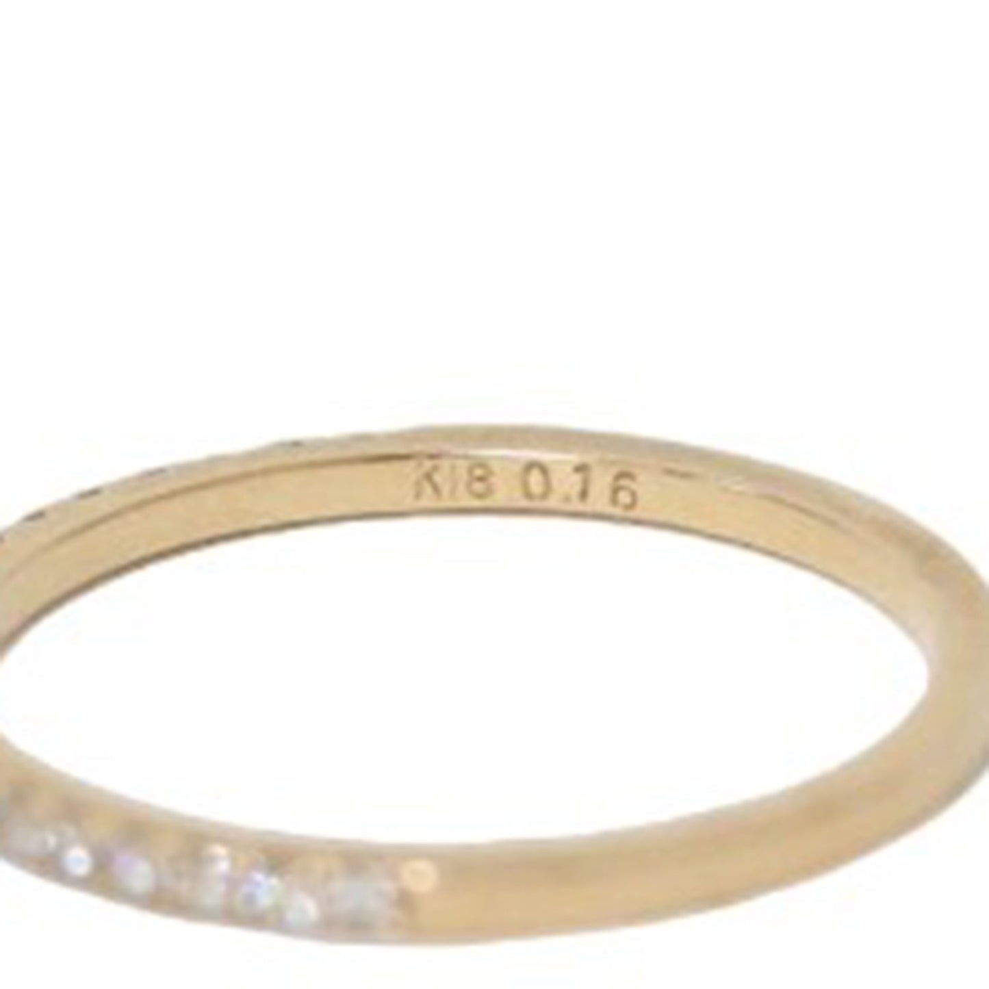 ティナ リング / tina 指輪 ハーフエタニティ K18 PG 0.13ct ダイヤモンド