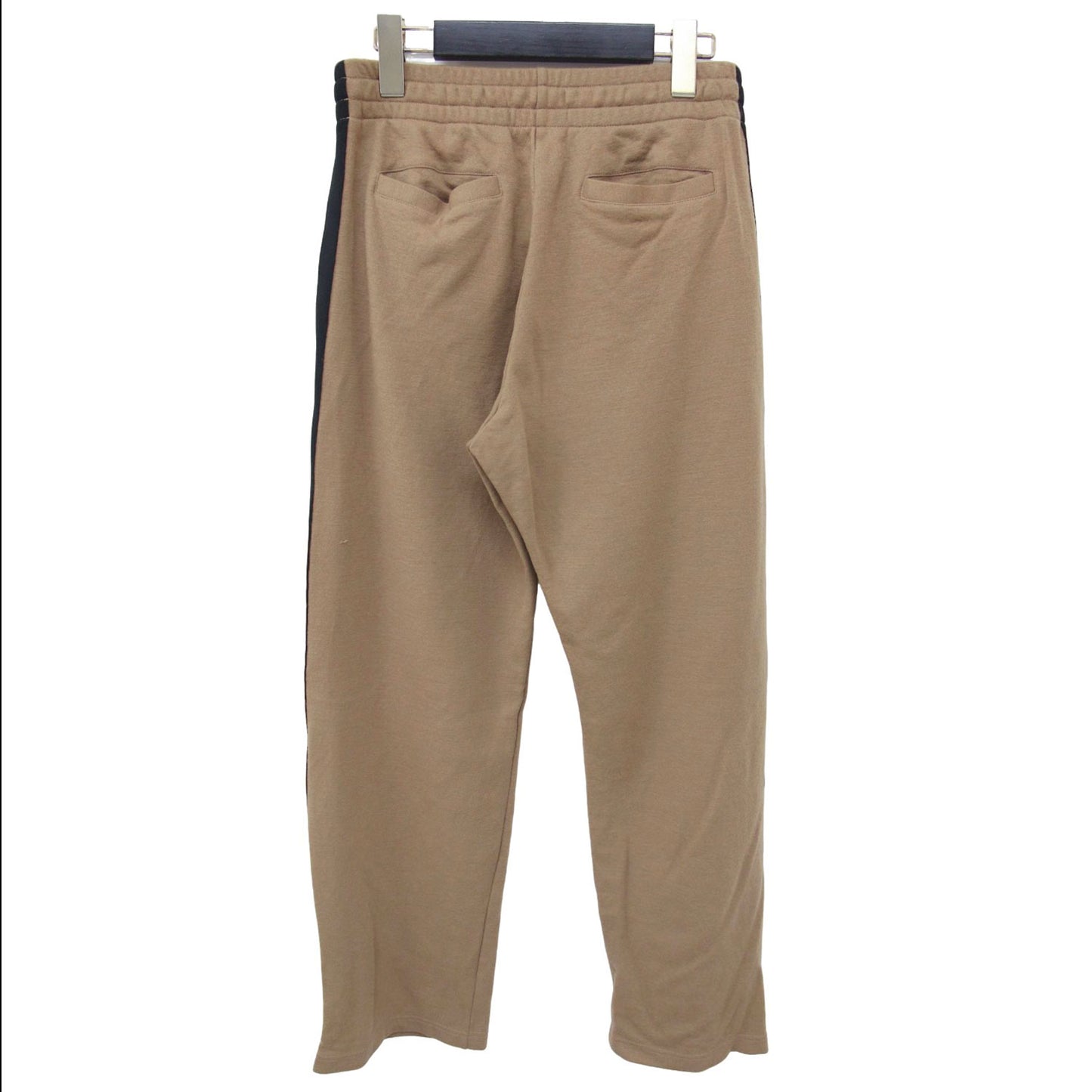 ジャージ ライン パンツ / ウエストゴム 裾ジップ付き ストレート ウール