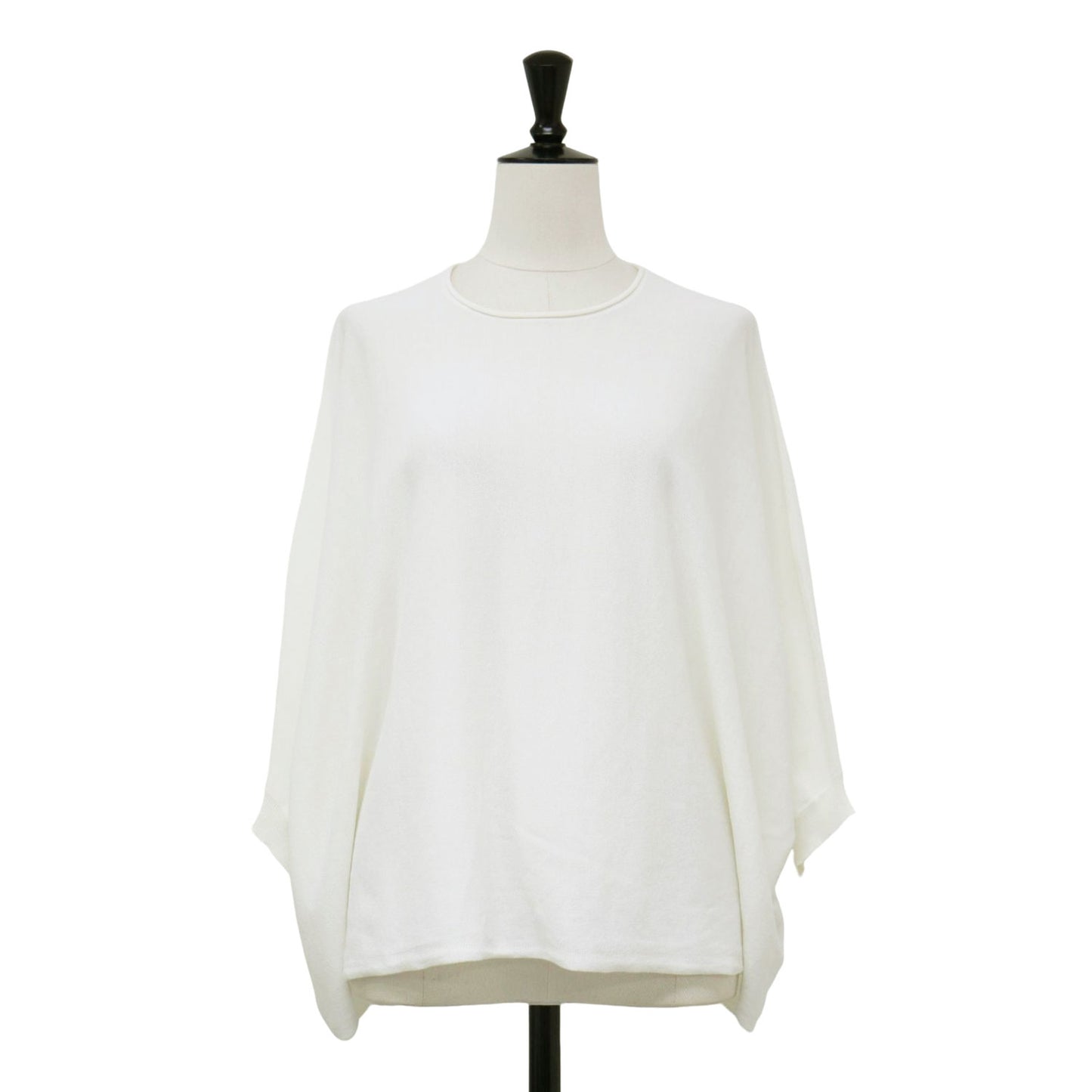 サスティナブル コットン ナイロン ワイド プルオーバー / ニット ドルマンスリーブ