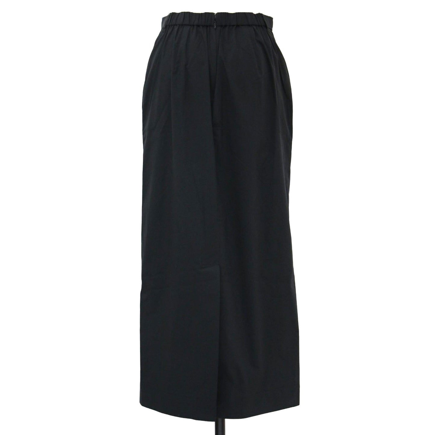 24秋冬 ロング カーゴ スカート / Tech Poplin Comet スリット パッチポケット ウエストゴム コットン