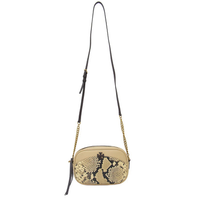 マックグロー カメラバッグ / アニマル柄 コンビ レザー ショルダーバッグ 肩掛け 斜め掛け MAGRAW