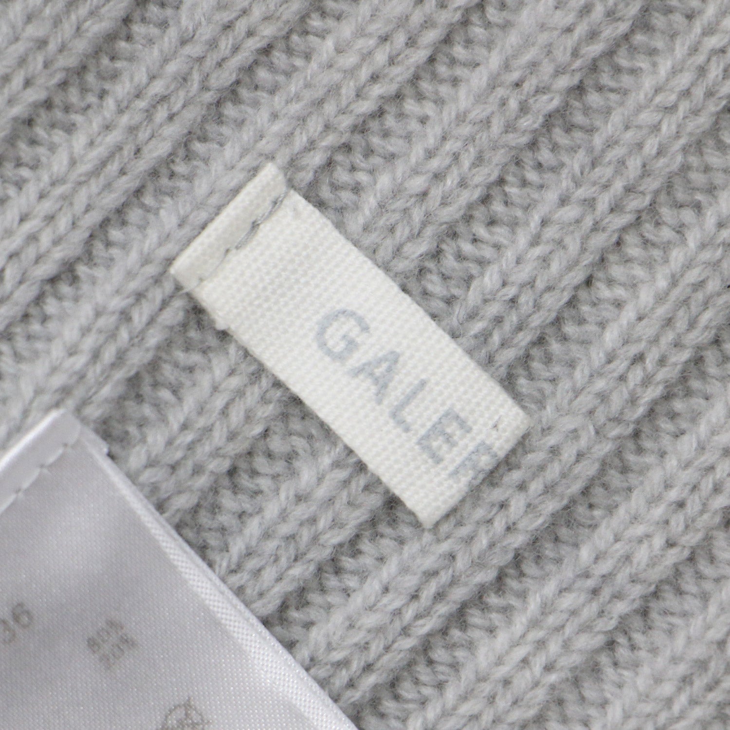 GALERIE VIE ウールカシミヤリブ タートルネックワンピース - ヴィー