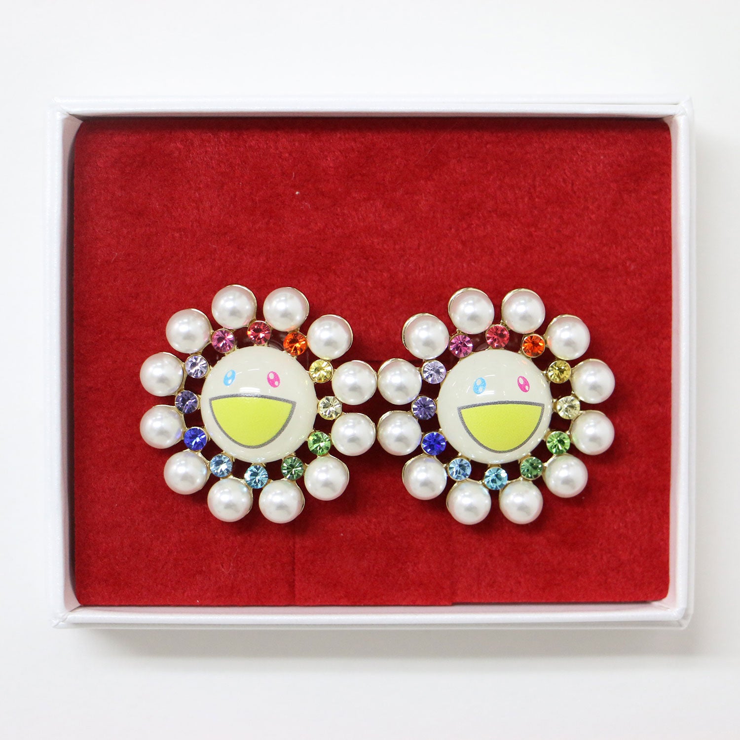 フラワーリング(ブルーxホワイト) 村上隆 カイカイキキ liquem TAKASHI