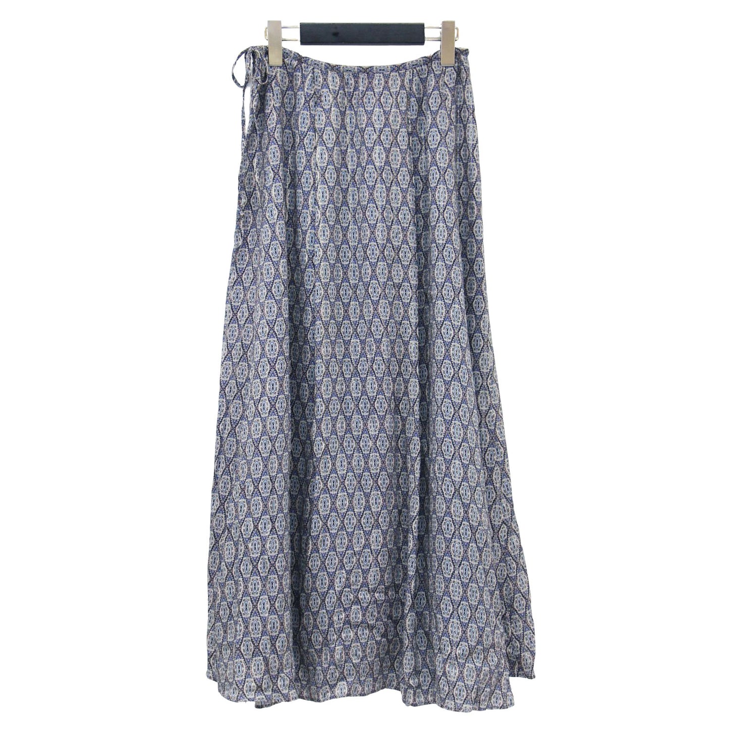 20春夏 タック ギャザー スカート / マキシ丈 総柄 フレア