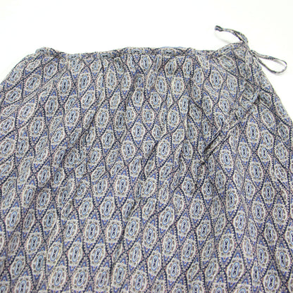 20春夏 タック ギャザー スカート / マキシ丈 総柄 フレア