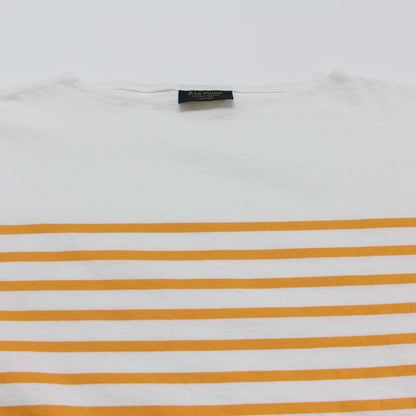 × Spick&Span 別注 ビッグ ボートネック プルオーバー / カットソー Tシャツ 長袖 ロングスリーブ ボーダー コットン