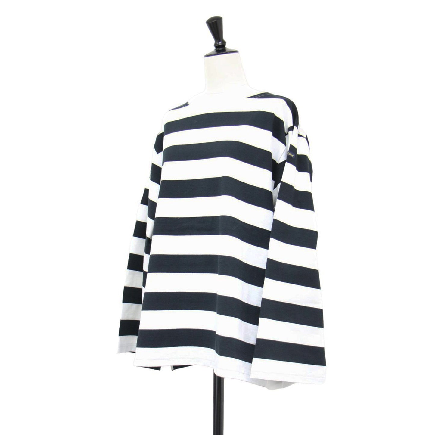 × MICA&DEAL ワイド ボーダー プルオーバー / カットソー ロンT Tシャツ 長袖 ロングスリーブ コットン