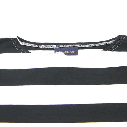 × MICA&DEAL ワイド ボーダー プルオーバー / カットソー ロンT Tシャツ 長袖 ロングスリーブ コットン