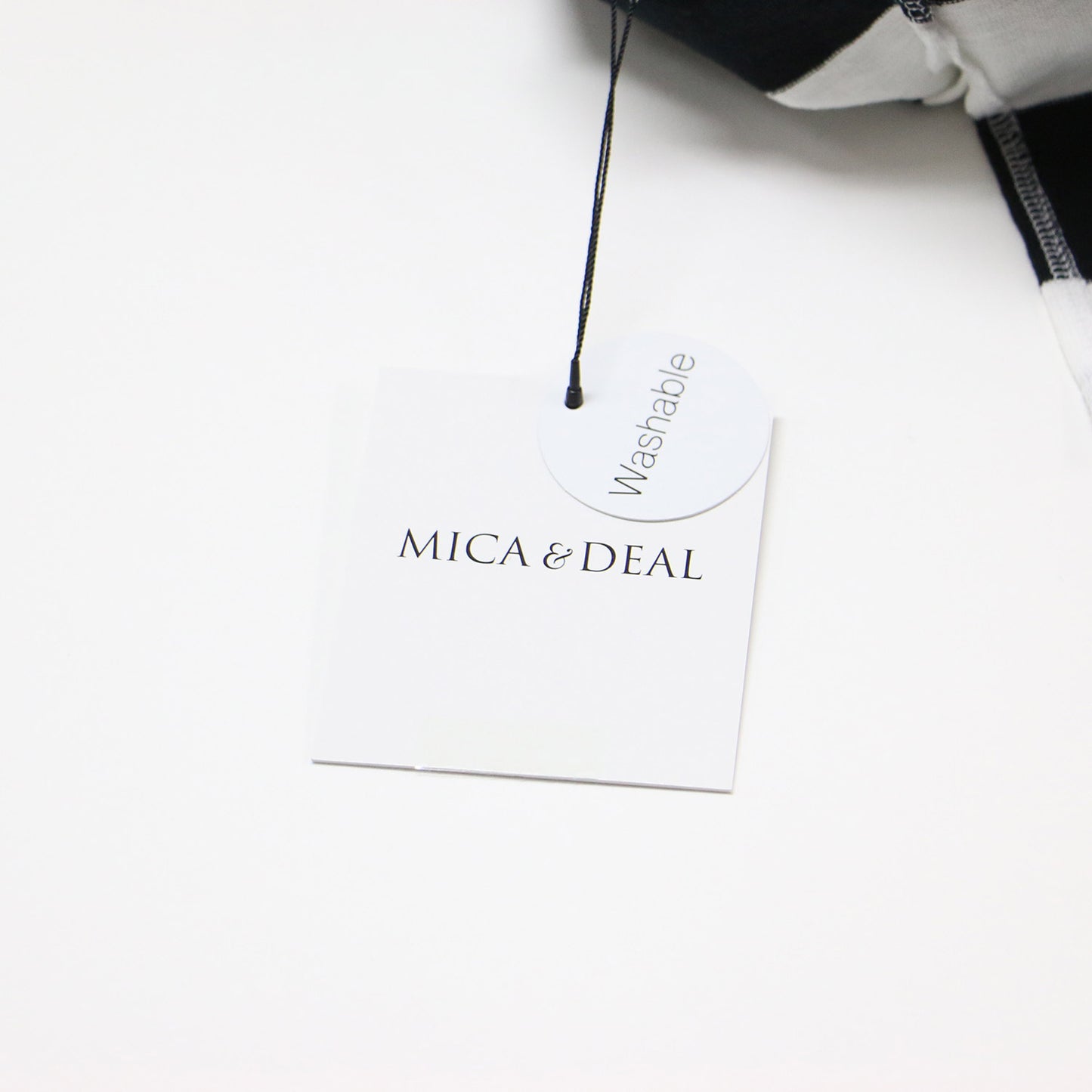 × MICA&DEAL ワイド ボーダー プルオーバー / カットソー ロンT Tシャツ 長袖 ロングスリーブ コットン