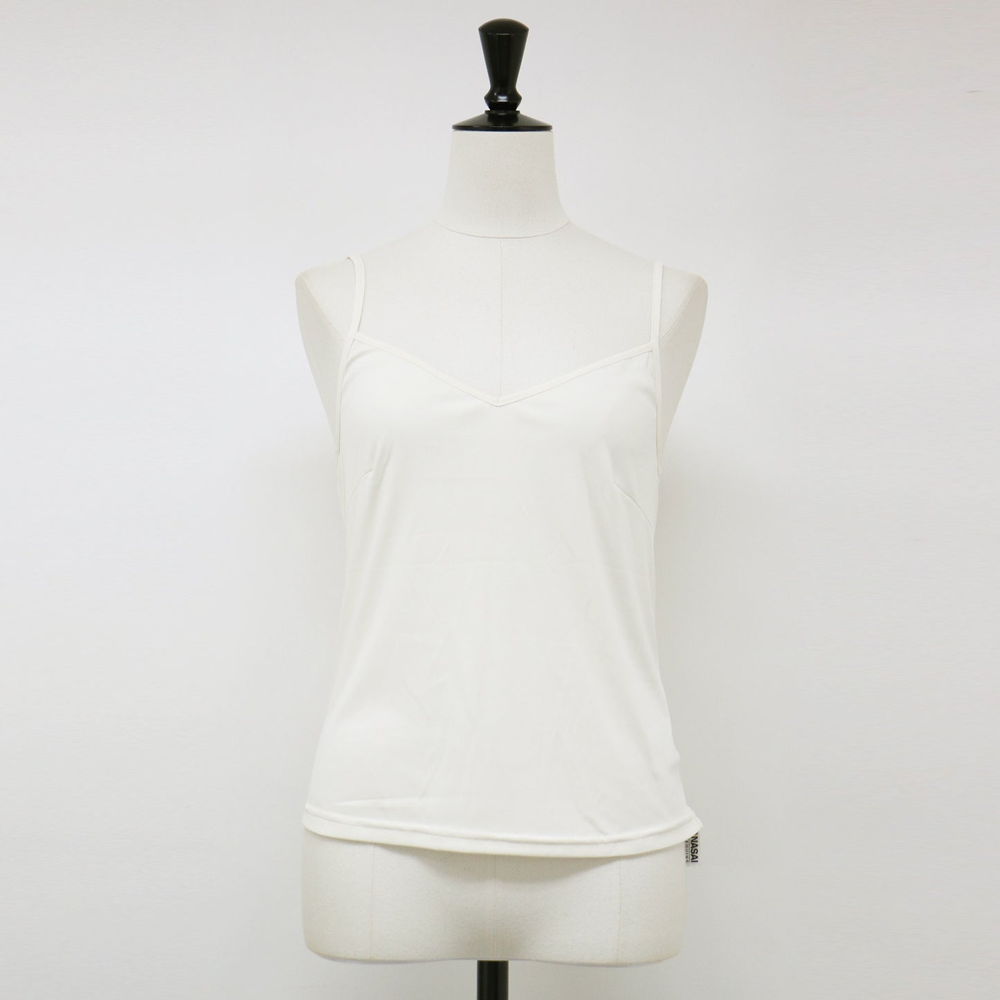 トリコットレース トップス / 長袖 ハイネック ストレッチ