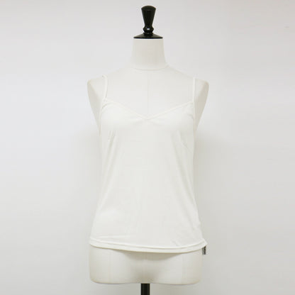 トリコットレース トップス / 長袖 ハイネック ストレッチ