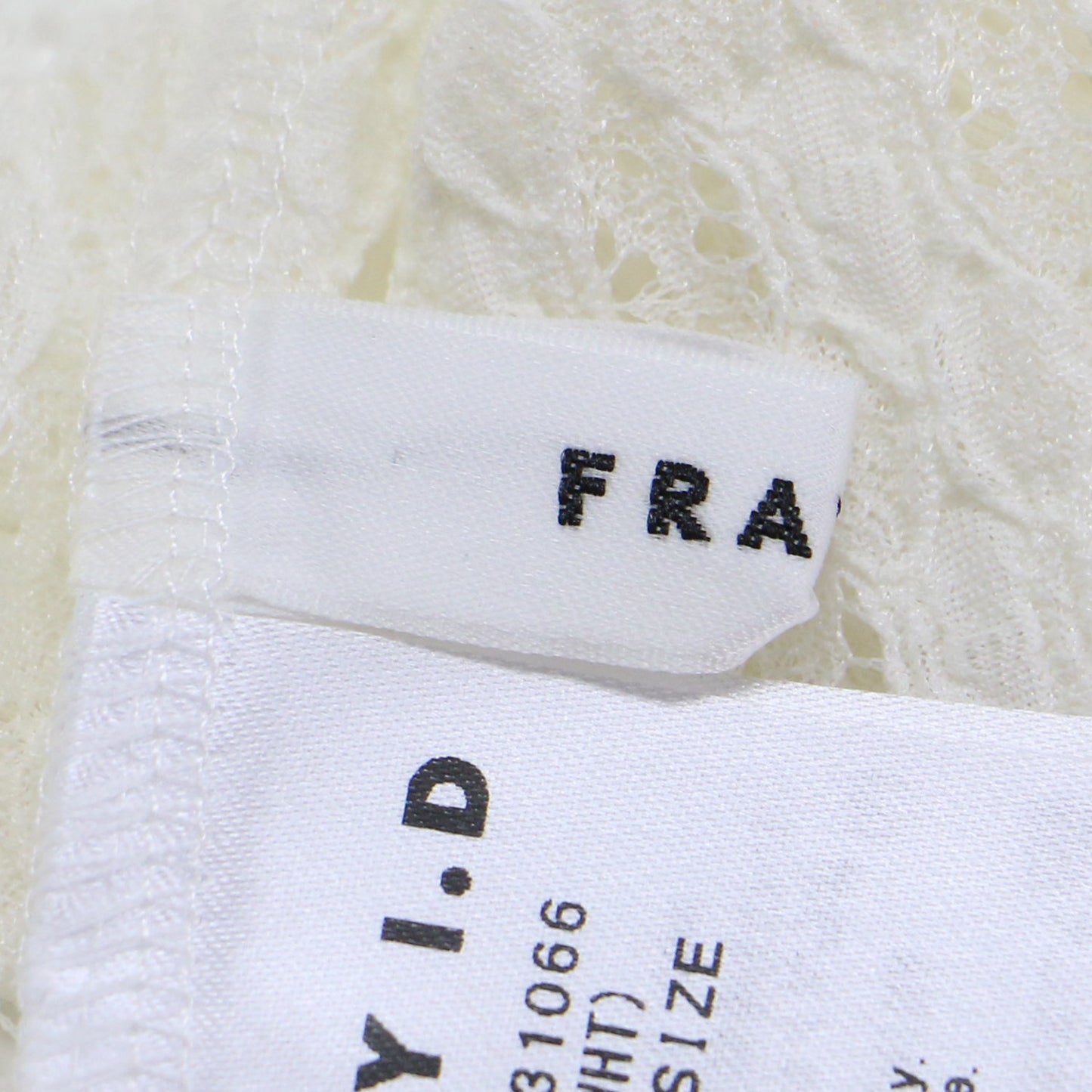 トリコットレース トップス / 長袖 ハイネック ストレッチ