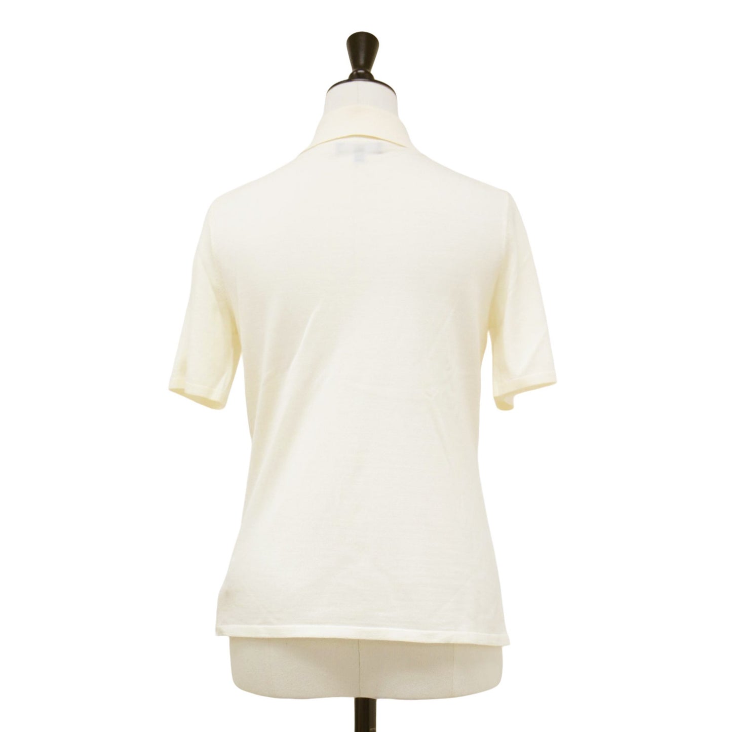 24春夏 パールボタン ポロ ニット / Regal Wool Easy Polo P 半袖 ハイゲージ ウール