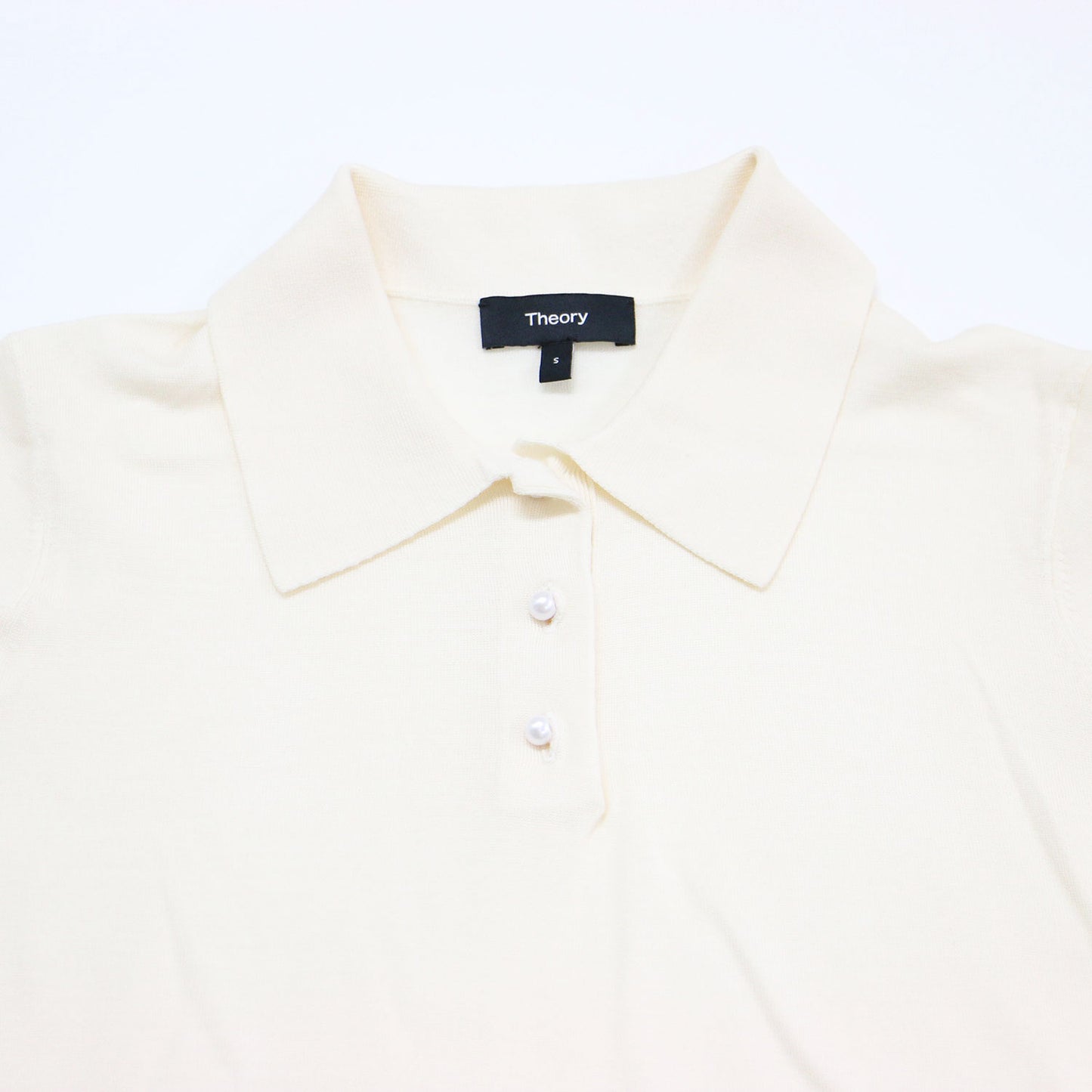24春夏 パールボタン ポロ ニット / Regal Wool Easy Polo P 半袖 ハイゲージ ウール