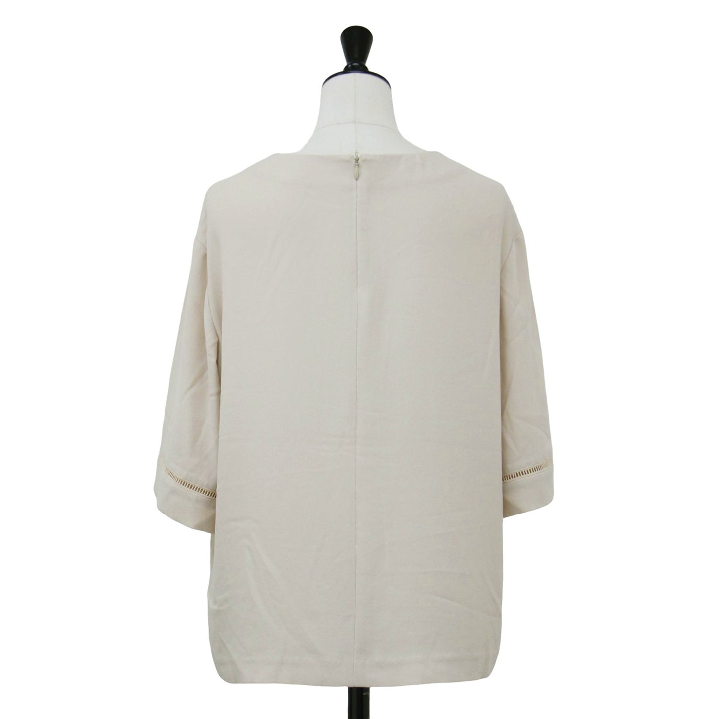 24春夏 ドロップショルダー ブラウス / FLOW MAISIE 半袖 ストレッチ 接触冷感 UVケア ウォッシャブル