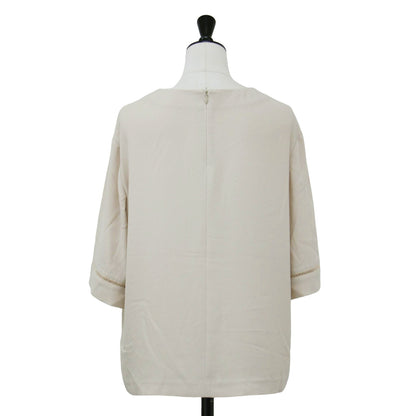 24春夏 ドロップショルダー ブラウス / FLOW MAISIE 半袖 ストレッチ 接触冷感 UVケア ウォッシャブル