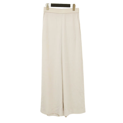 24春夏 ジョーゼット ワイド パンツ / Flow Azury フレア ウエストゴム ストレッチ ウォッシャブル