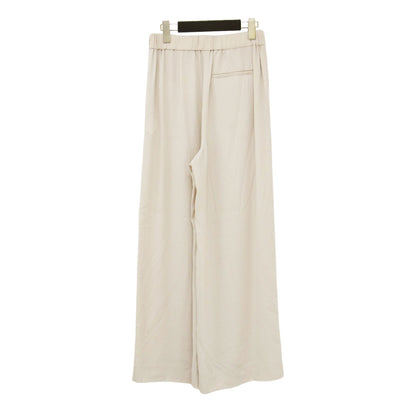 24春夏 ジョーゼット ワイド パンツ / Flow Azury フレア ウエストゴム ストレッチ ウォッシャブル