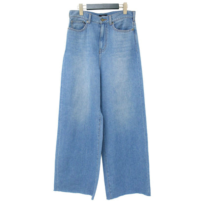 ワイド デニム パンツ / H DENIM HIGHRISE WIDE ハイウエスト カットオフ コットン