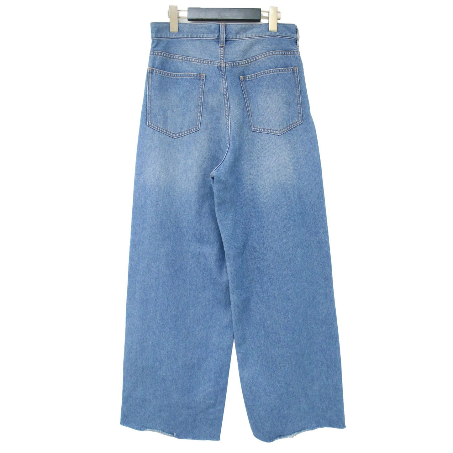 ワイド デニム パンツ / H DENIM HIGHRISE WIDE ハイウエスト カットオフ コットン