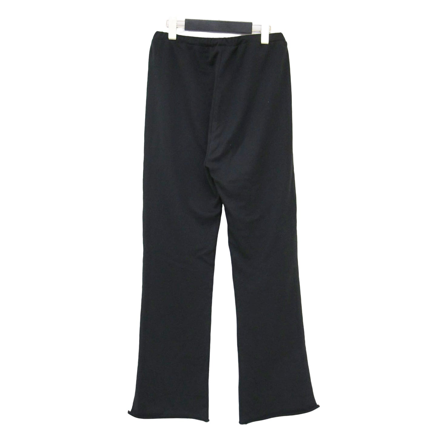 ウラケ スリット パンツ / ストレート ウエストゴム スウェット コットン