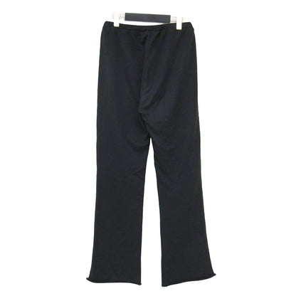 ウラケ スリット パンツ / ストレート ウエストゴム スウェット コットン