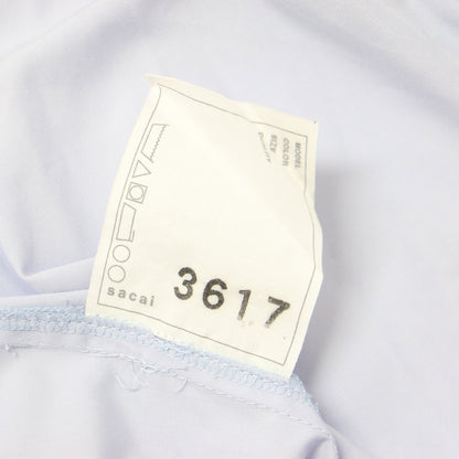 ハトメ リボン ショートスリーブ ブラウス / 半袖 クルーネック はしごレース