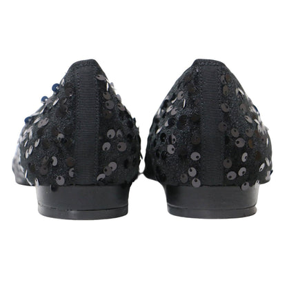 24秋冬 スパンコール パンプス / フラット Vカット スクエアトゥ