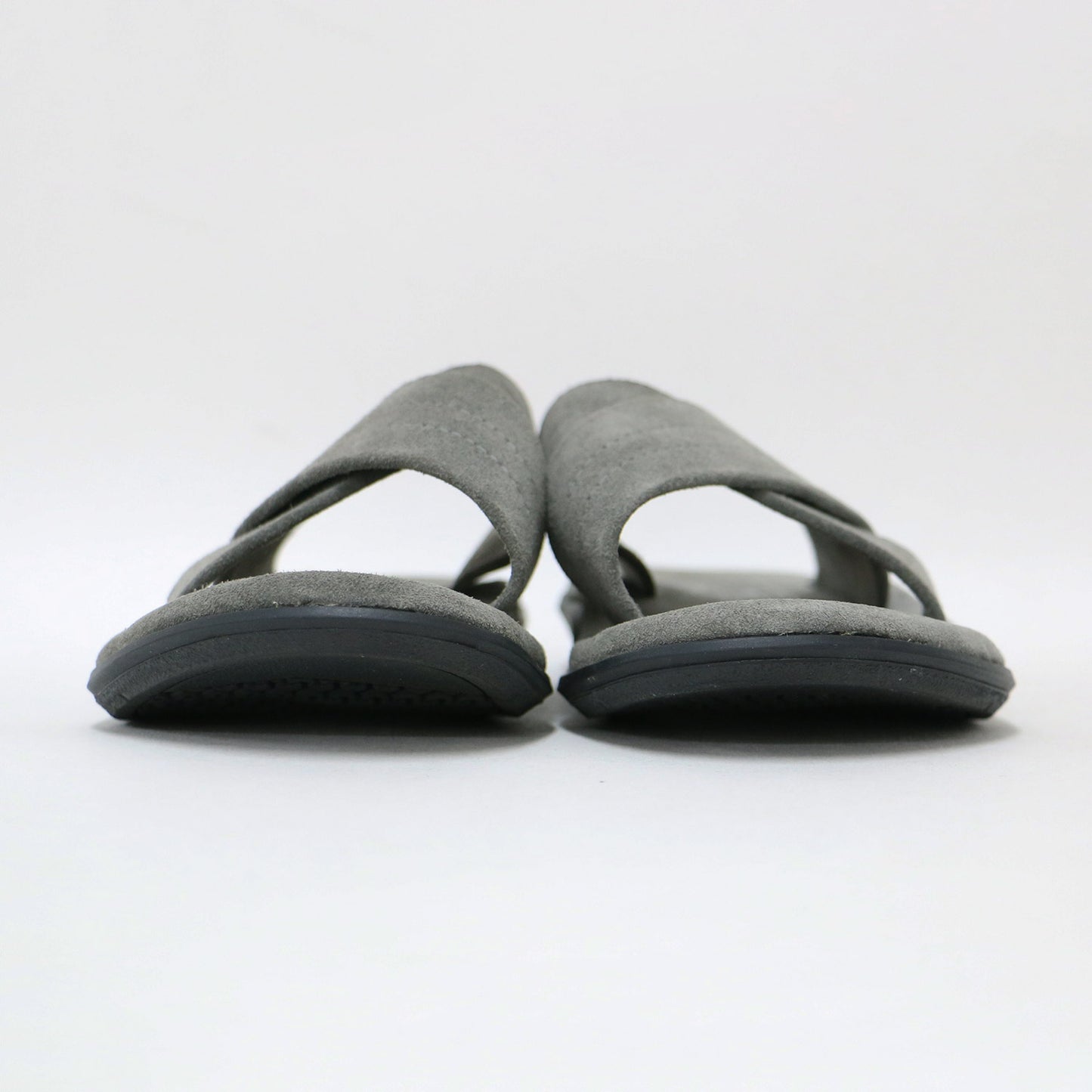 スウェード クロス ベルト サンダル / フラット ラウンドトゥ