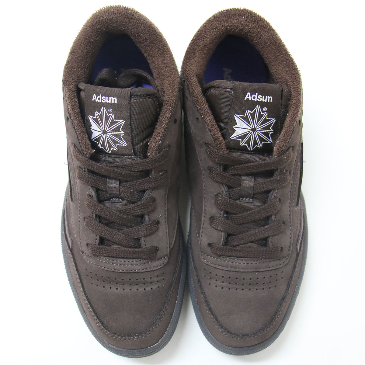 × Adsum クラブシー ミッド II ローカット スニーカー IF7935 / ヌバック レザー Club C Mid II