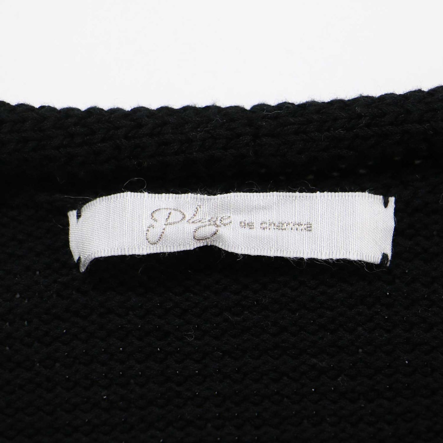 Italian Yarn ベスト / コットン Vネック ニット プルオーバー
