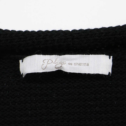 Italian Yarn ベスト / コットン Vネック ニット プルオーバー