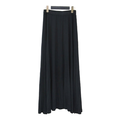 ドレープ ロング スカート / bare drape ベア天竺 フレア ウエストゴム スリット