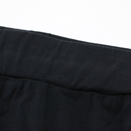 ドレープ ロング スカート / bare drape ベア天竺 フレア ウエストゴム スリット