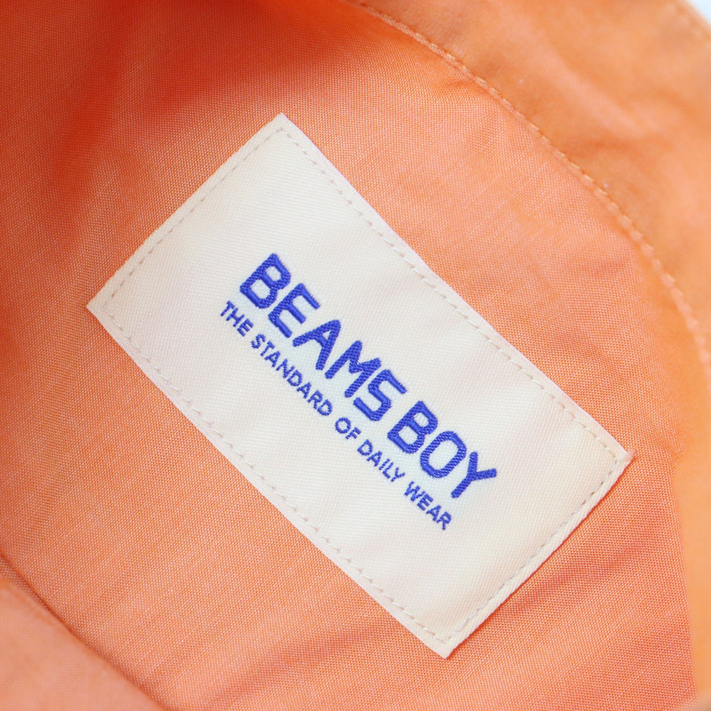 スタンドカラー ロングスリーブ ワンピース / コットン 長袖 ロング シャツワンピース