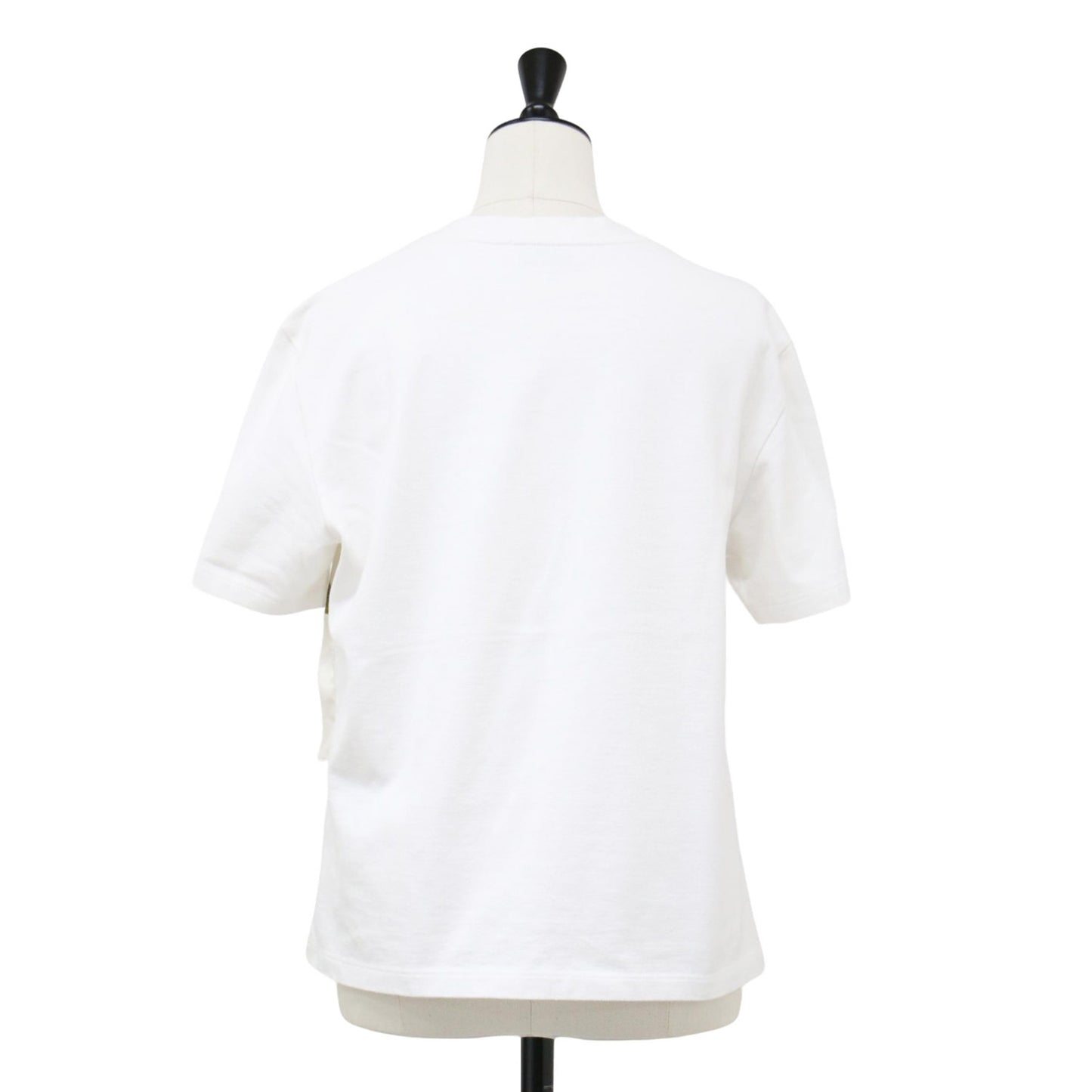 ボタニカル柄 シルクスカーフ付き 半袖 Tシャツ / プルオーバー カットソー クルーネック コットン