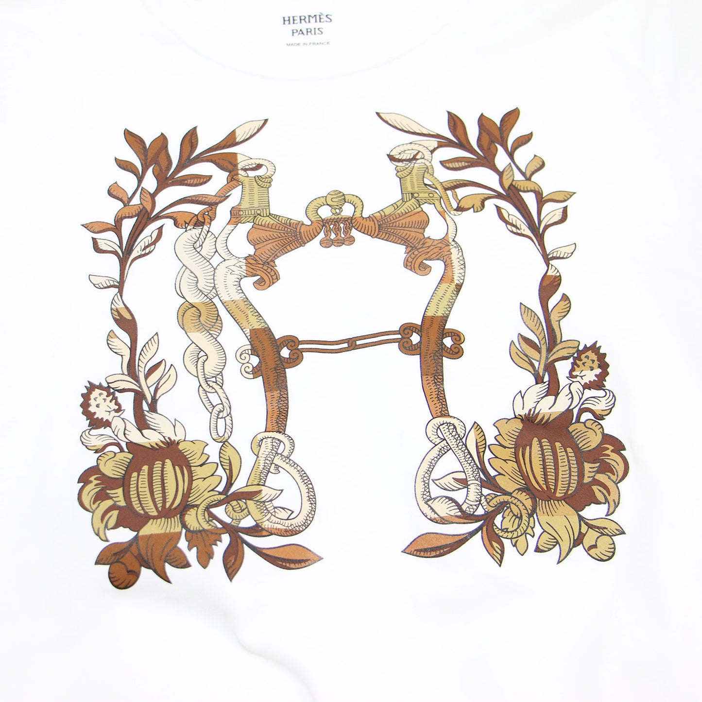 24春夏 カルトゥッシュ デッラ カヴァッレリア Tシャツ ミニ ワンピース / プリント クルーネック 半袖 コットン フランス製