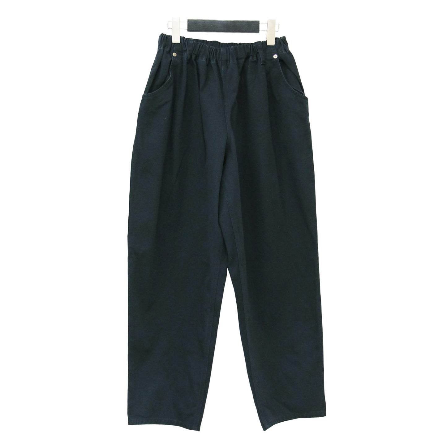 nest コットン マオパンツ / ワイドパンツ タック ウエストゴム ビッグポケット