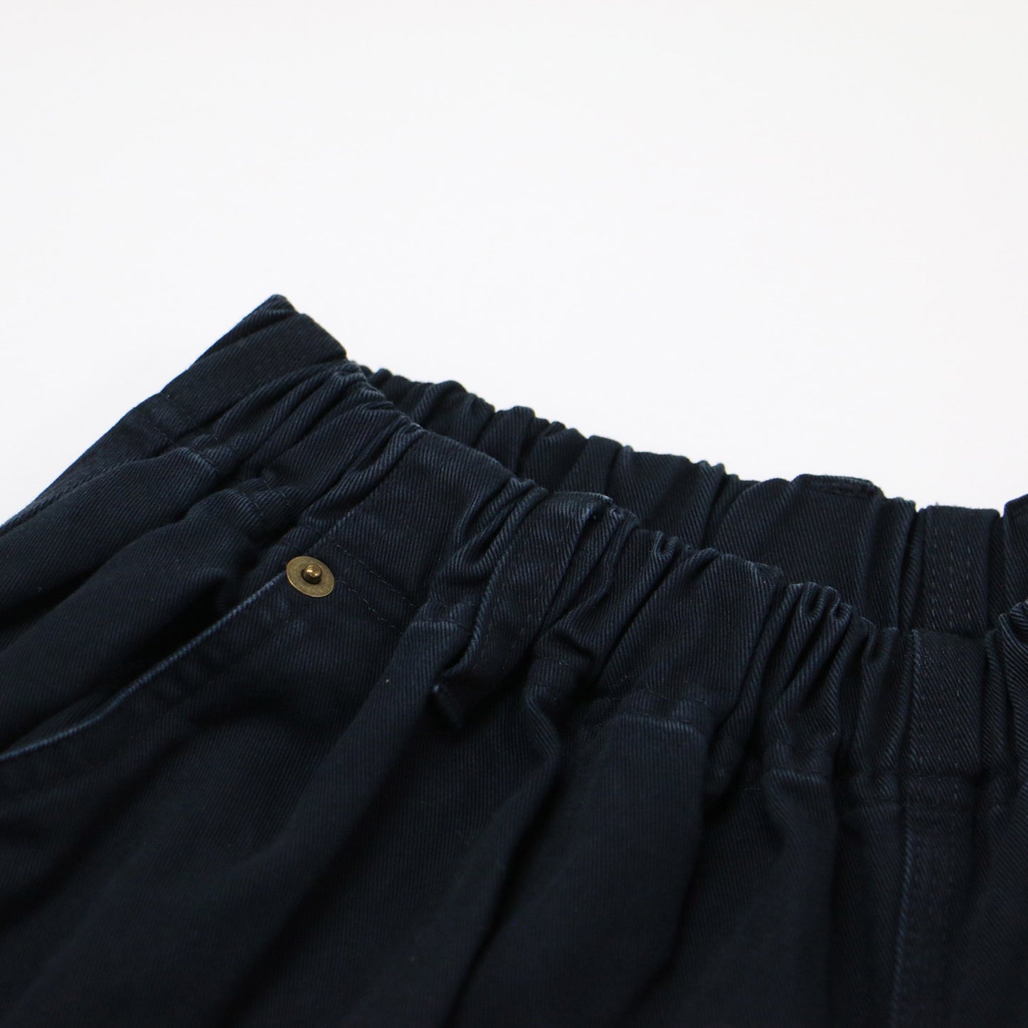 nest コットン マオパンツ / ワイドパンツ タック ウエストゴム ビッグポケット