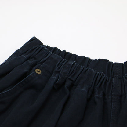 nest コットン マオパンツ / ワイドパンツ タック ウエストゴム ビッグポケット