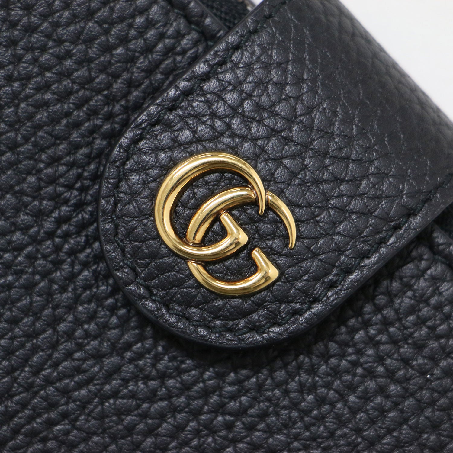 GUCCI (グッチ) バンブー付き ダブルG ミディアム ウォレット / 2  