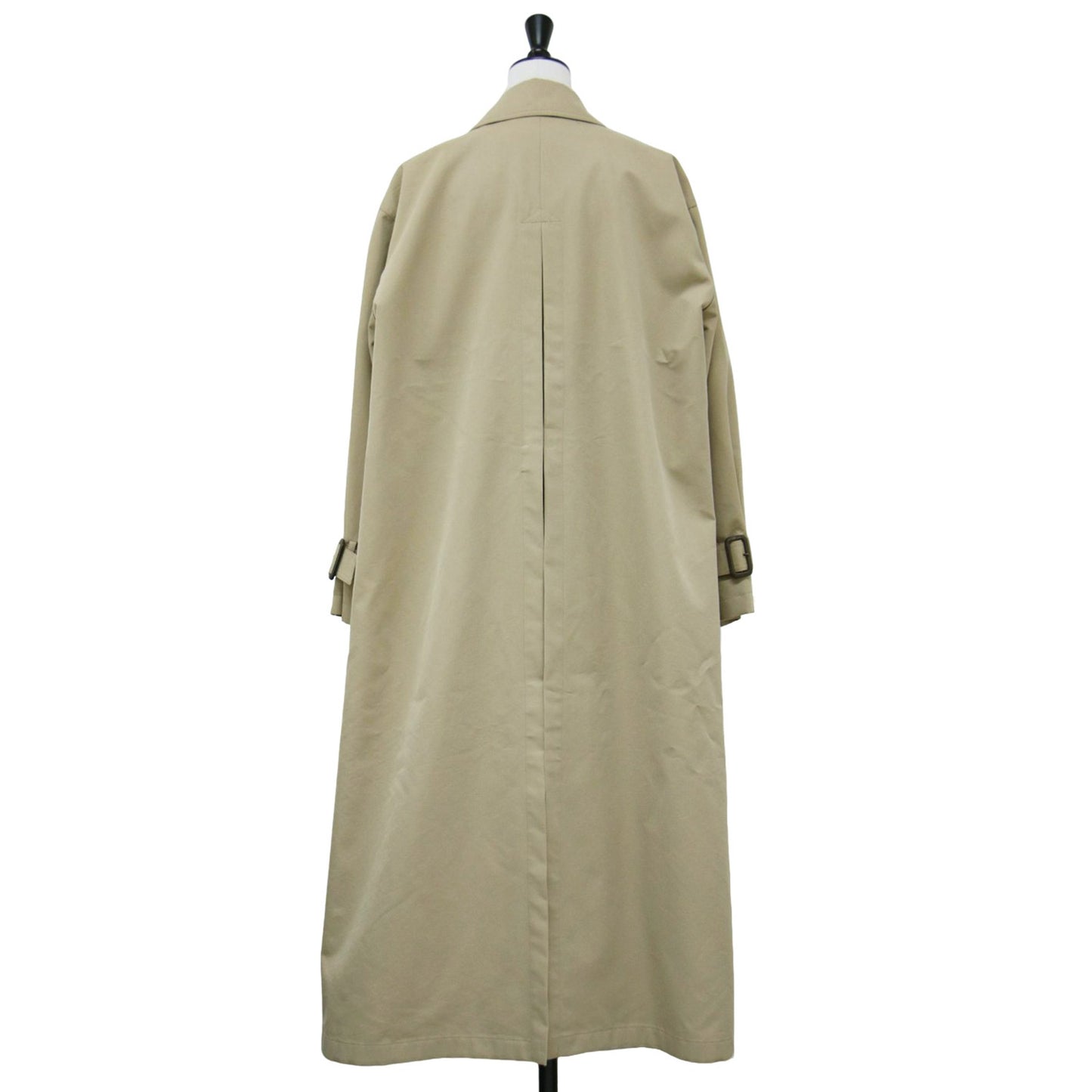コットン ポリエステル ステンカラー コート / ロング丈 オーバーサイズ