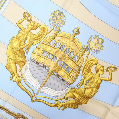 カレ90 シルク スカーフ / CHATEAUX D'ARRIERE 艫飾り 大判 正方形