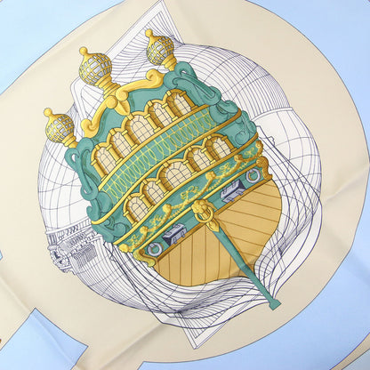 カレ90 シルク スカーフ / CHATEAUX D'ARRIERE 艫飾り 大判 正方形