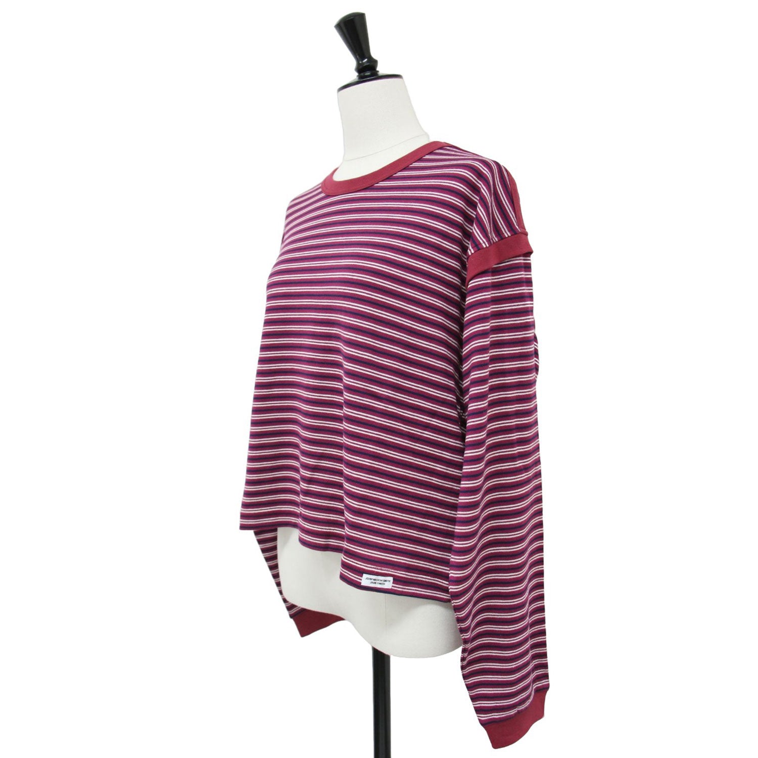 24秋冬 コットン マルチボーダー ショート プルオーバー 24WCT