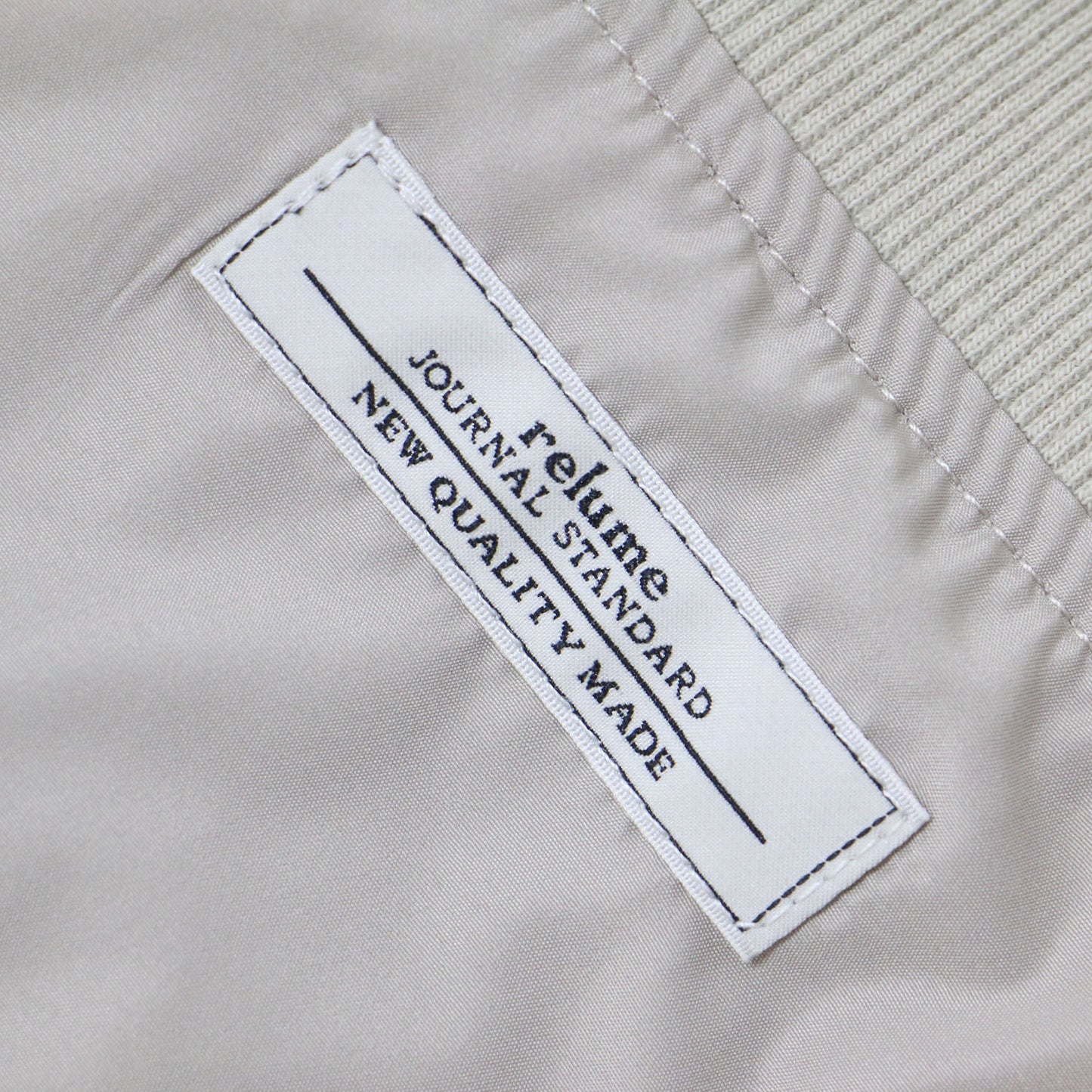 24春夏 ウォッシャブル ナイロン タッサー MA-1 / ブルゾン リブ