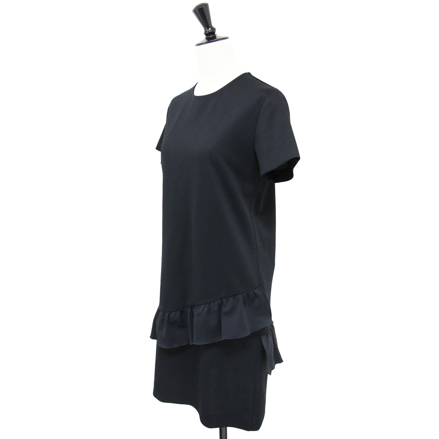 YOKO CHAN (ヨーコチャン) ペプラム ショートスリーブ ワンピース  